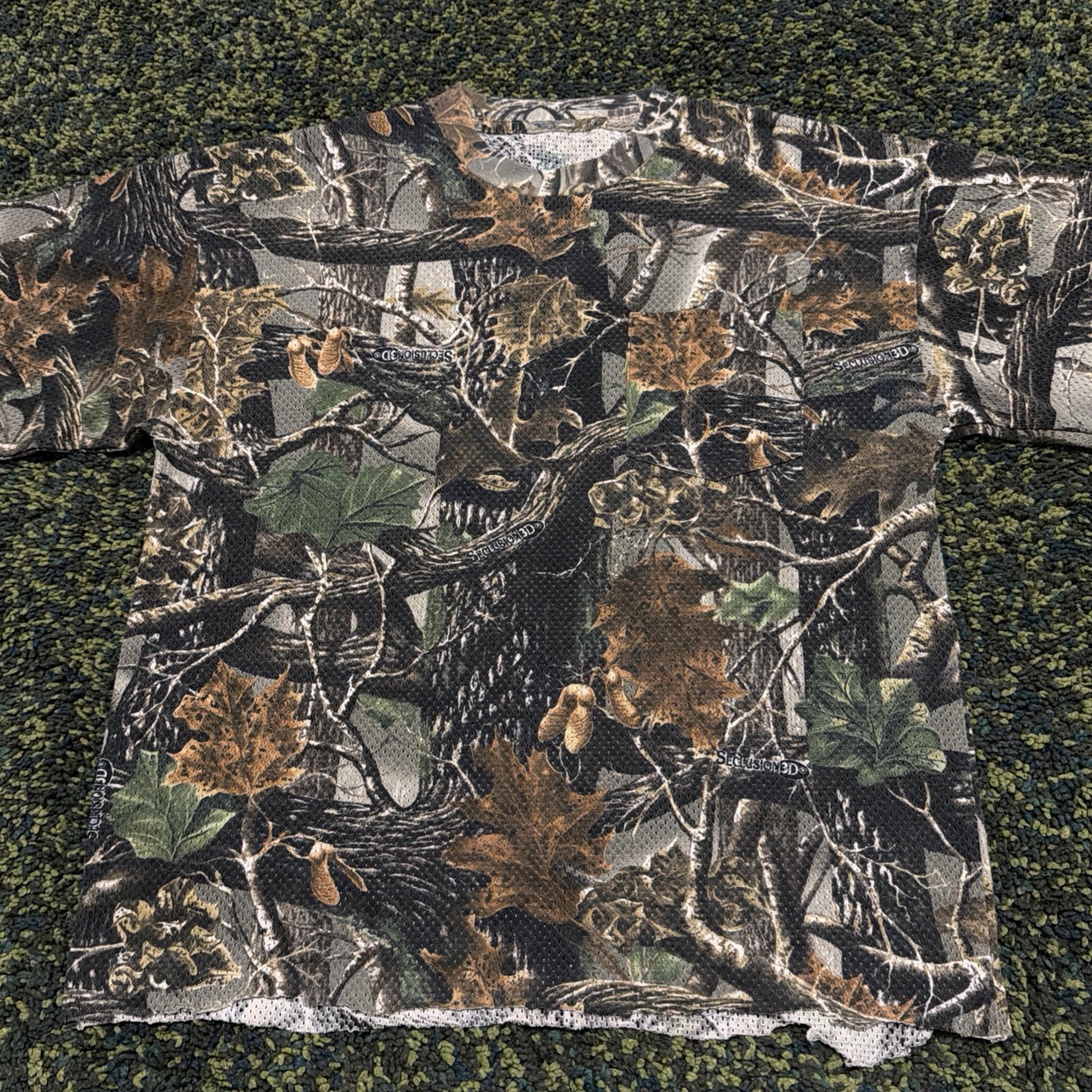 Cabelas Camo Hunting Boxy Cut Bottom T Shirt Mens Size Large Regular gallery