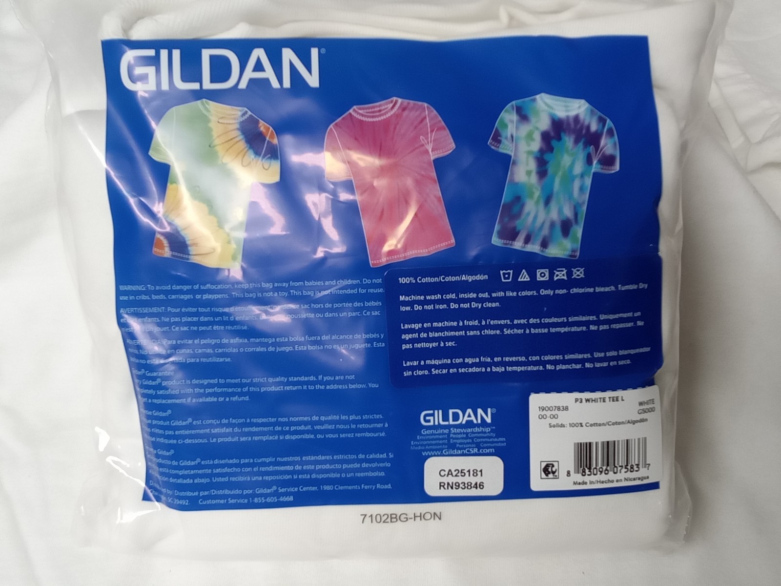 6 Pack Of Gildan G5000 White Adult Heavy Cotton Tee 100% Cotton Select Size gallery