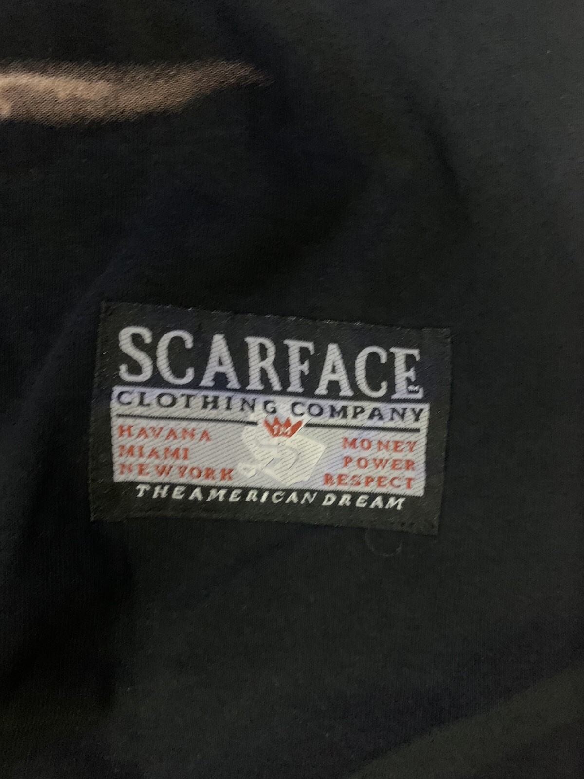Vintage Y2K Scarface Clothing Co. Licensed Tony Montana Big & Tall 2X, 3X-5X NWT gallery