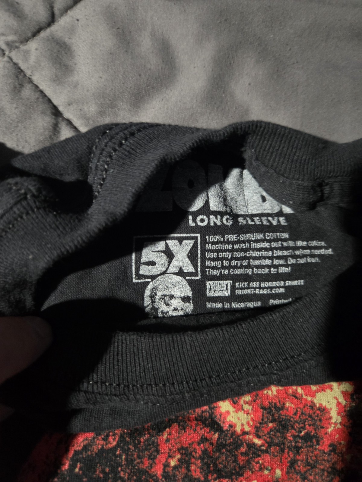 Zombie T Shirt Movie Classic Frght Rags Rare 5xl Barely Worn gallery