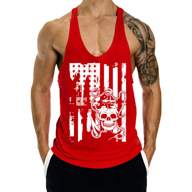 Men'S Tank Top Gym Tank Top Fitness Men'S Fitness BodybuildingClothing Vest gallery