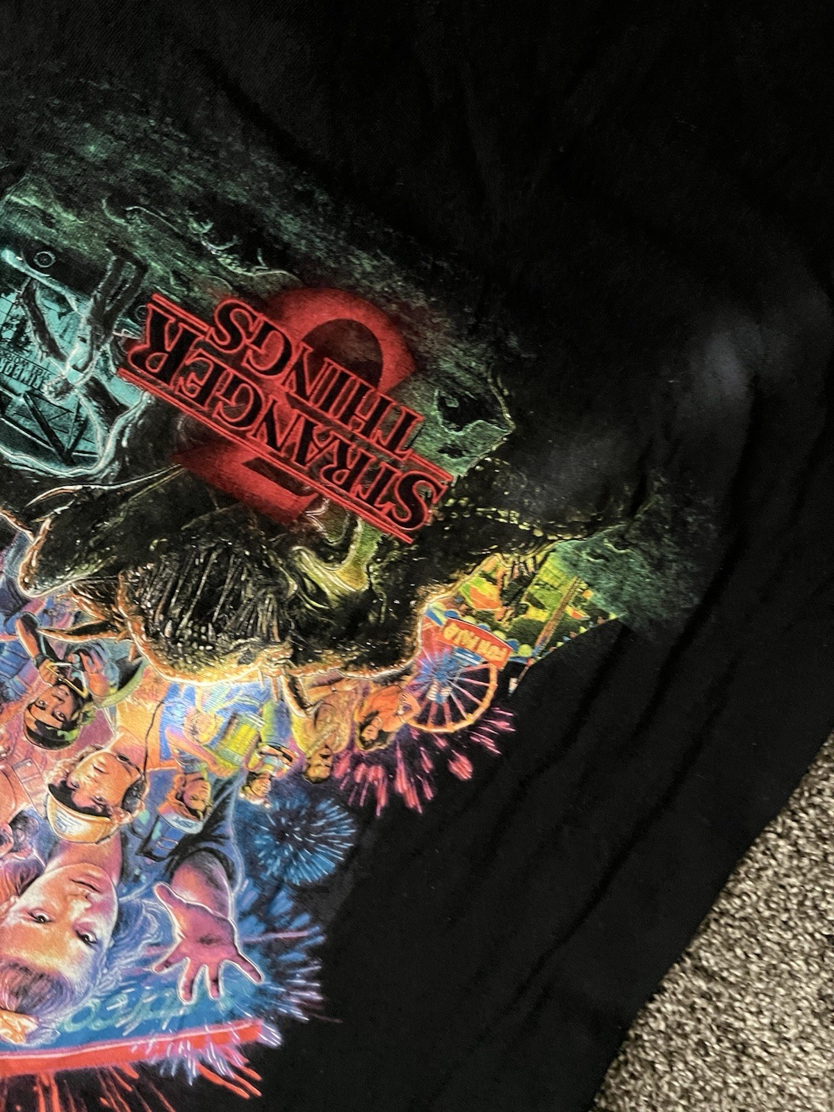 Stranger Things Season 3 Poster Graphic T-shirt Men’s Sz M Women’s Sz L *EUC* gallery