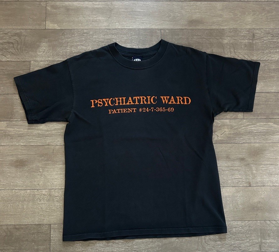Vintage Psychiatric Ward Patient 69 Y2K Tee Funny Jail Men’s Medium Rue Jeans gallery