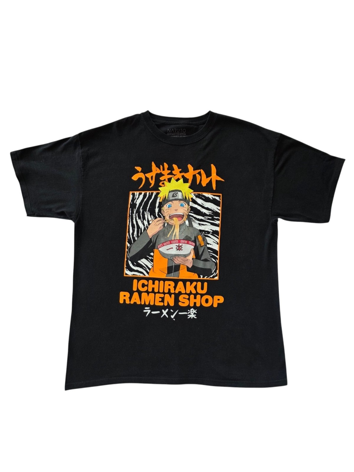 Naruto Shippuden Ichiraku Ramen Shop Graphic Tee Shirt Size XL