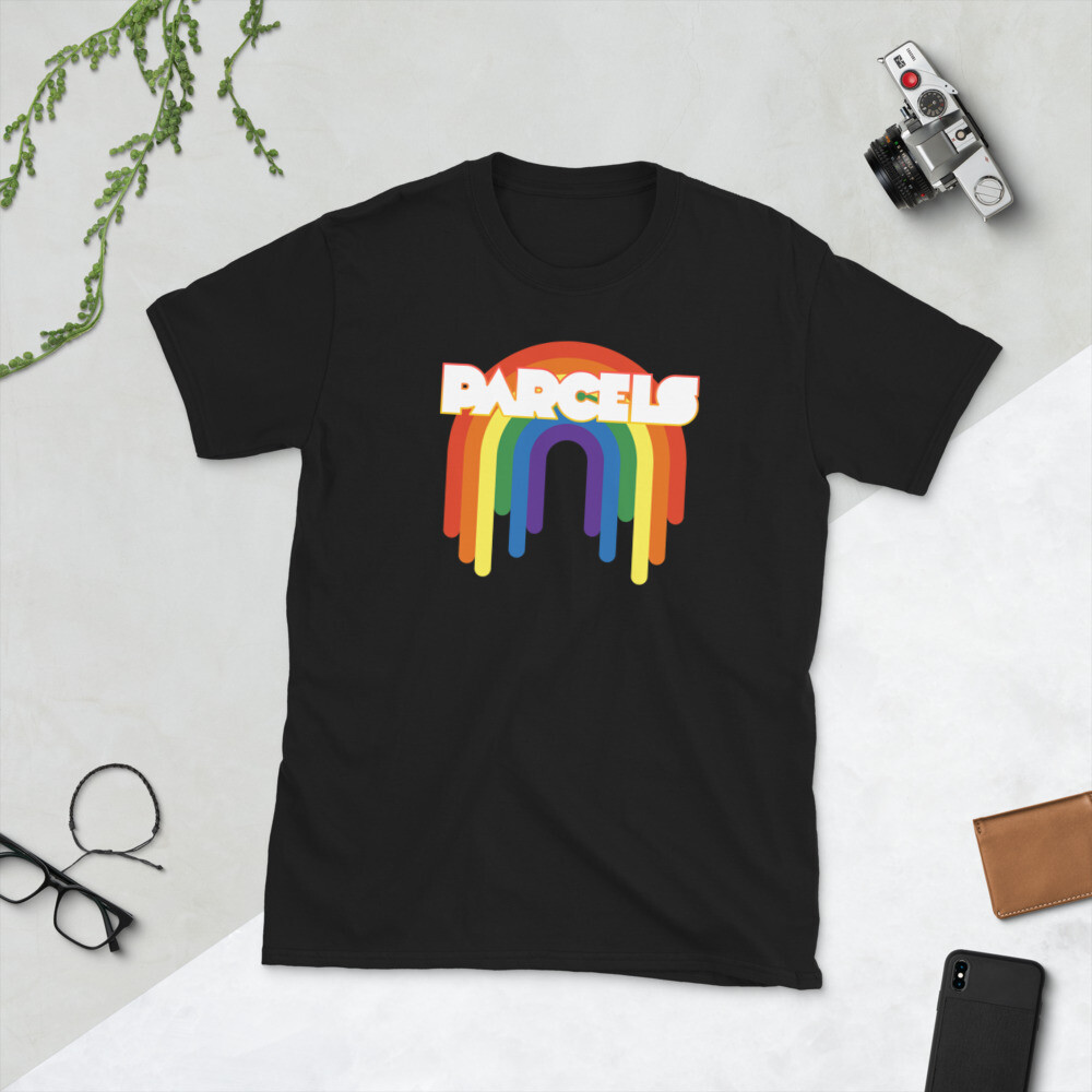 Parcels Band Music Song Rainbow Short-Sleeve Unisex T-Shirt