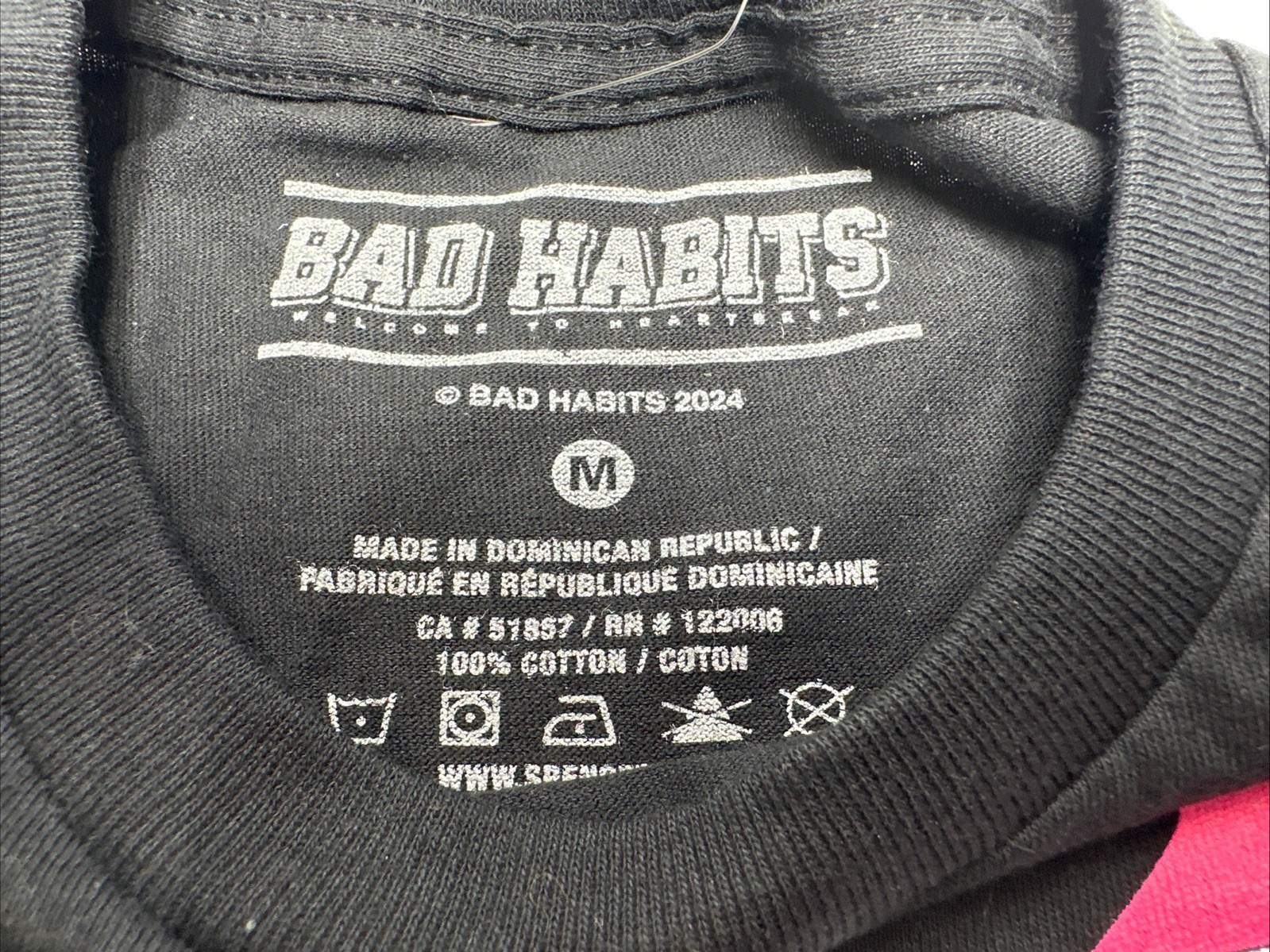 Night Cherry Race Car T Shirt - Bad Habits - Medium NWT gallery