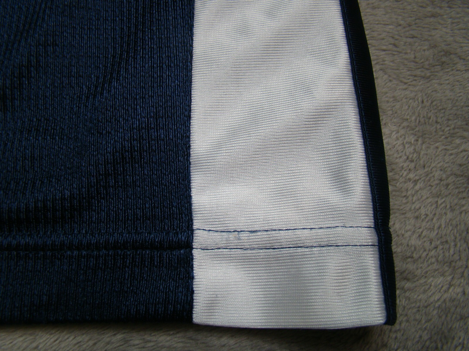 Vintage Nike Mens Size L Satin Swoosh Basketball Blue Orange Tank Top Jersey gallery