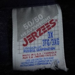 Vintage Jerzees Single Stitch T-shirt 29th Ohio Infantry Made In USA 3XL Navy