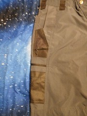 Men’s Cargo Pants With Side Pockets Grey Black Design Fits XL Sizes