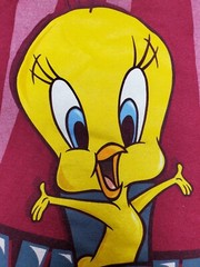 Vtg. Tweety Bird Mauve Warner Bros. Studio Store T-Shirt 1997 Size XL USA Made