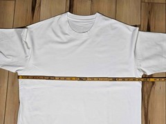 Heavyweight 240G Oversized Blank White T-Shirt Boxy Drop Shoulder Streetwear Tee