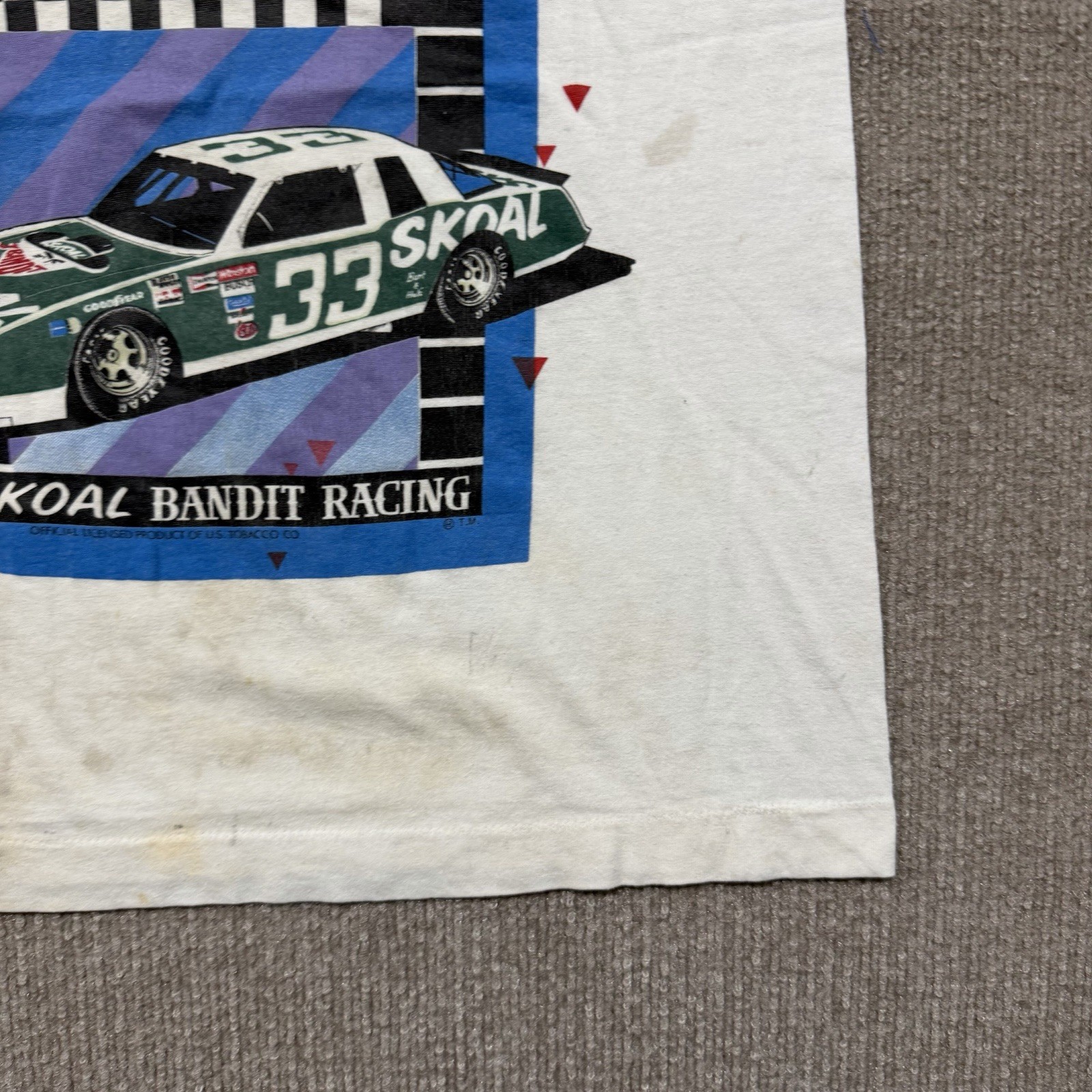 Vintage Harry Gang Skoal Bandit T Shirt Mens S 80s NASCAR Racing USA gallery