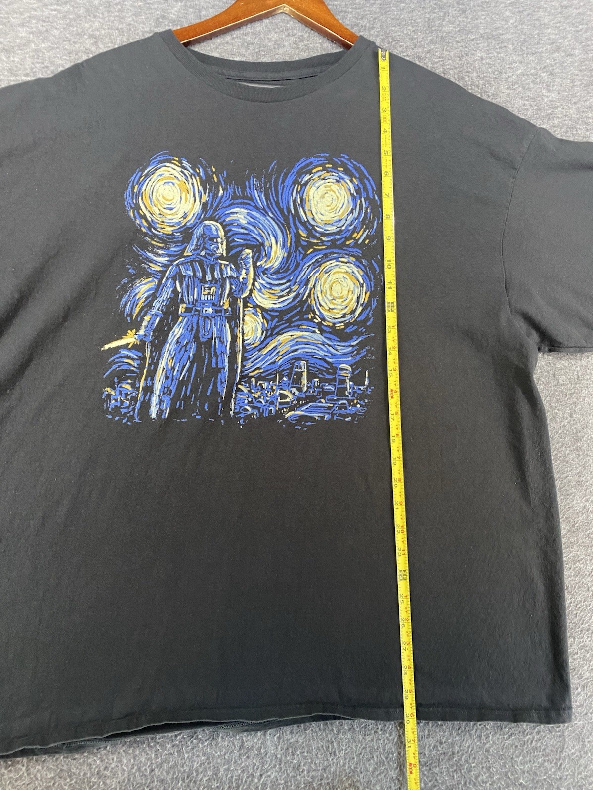 Star Wars Mad Engine Men’s Size 3XL Starry Night Darth Vader Tee Shirt See Pics gallery