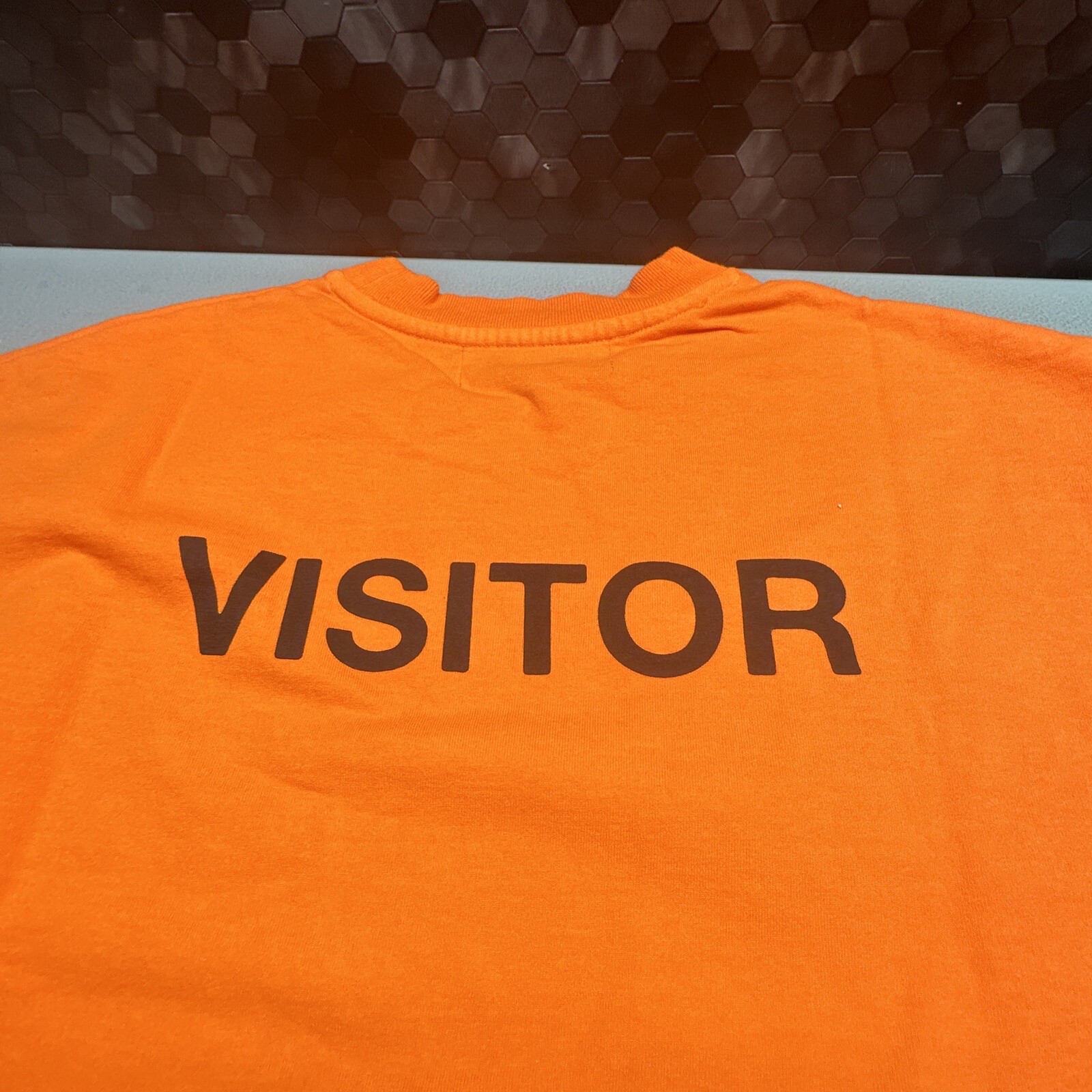 AMBUSH VISITOR LONG SLEEVED T-SHIRT WAVES IN SPACE ORANGE gallery