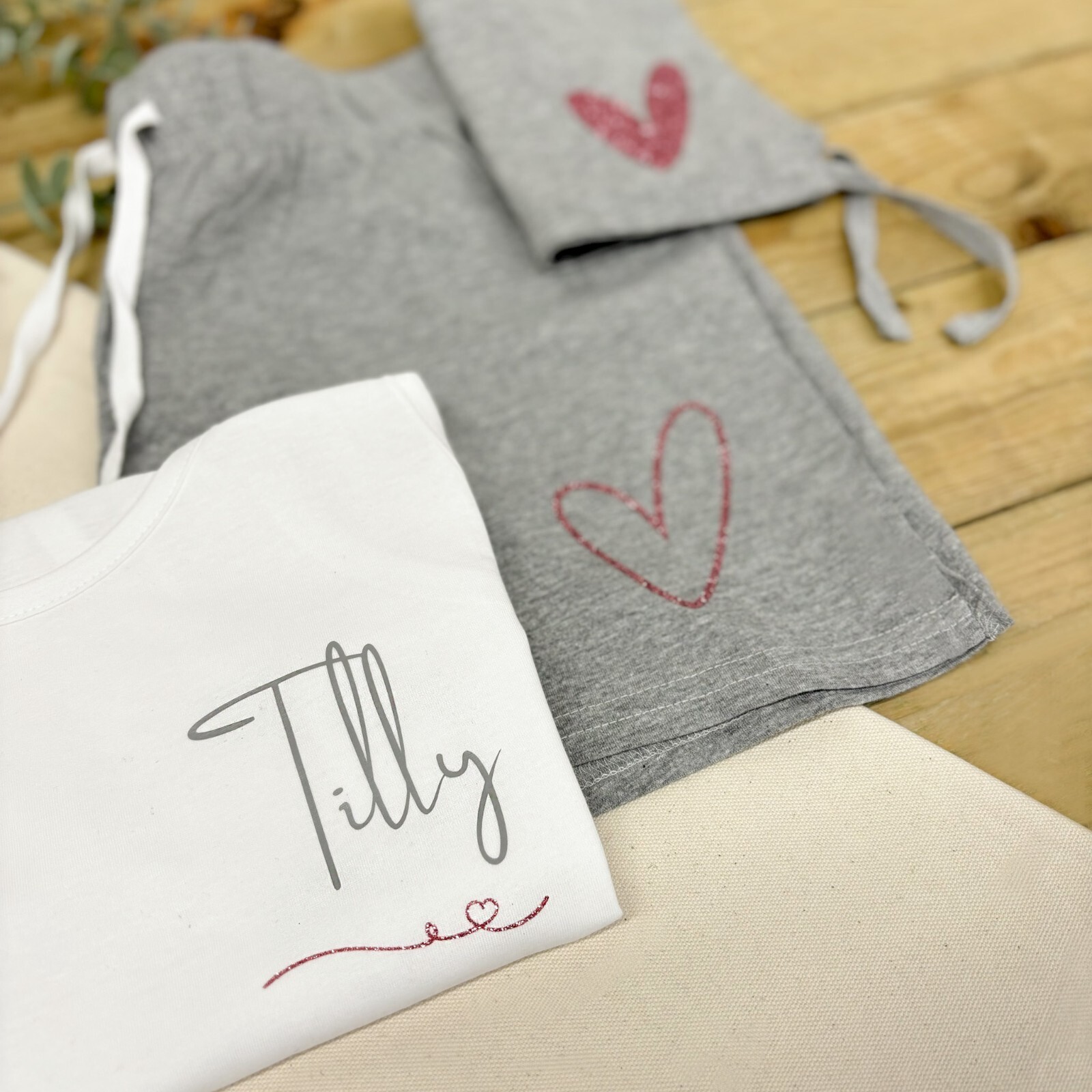 PERSONALISED Ladies Pyjamas - Nightwear | Gift For Her | PJ Short / Trouser Set gallery