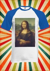 Mona Lisa Leonardo Da Vinci Men Women Long Short Sleeve Baseball T Shirt 1713