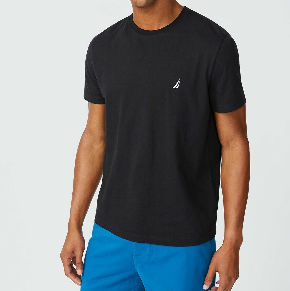 NWT Men's Nautica Short-Sleeve CrewNeck Solid Tee (T) Shirt XS S M L XL XXL gallery