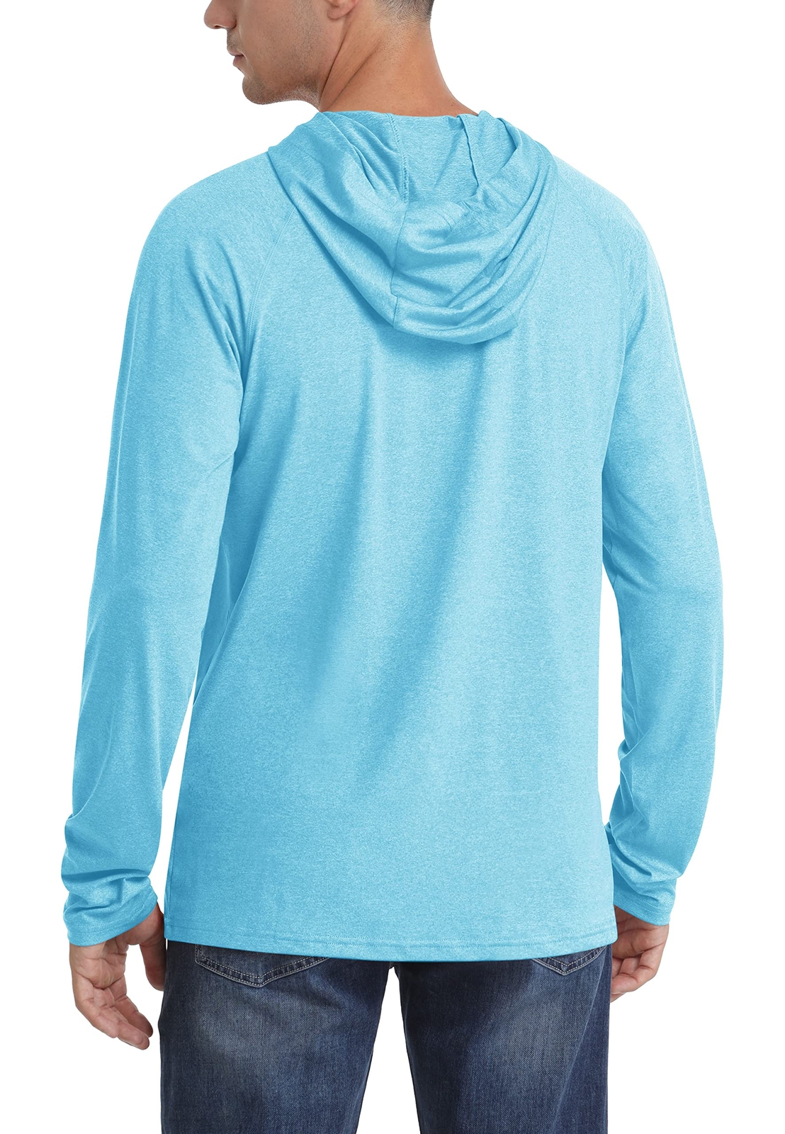 UPF50+ Men's UV Sun Shirts Outdoor Fishing Hoodies Long Sleeve Performance Tops gallery