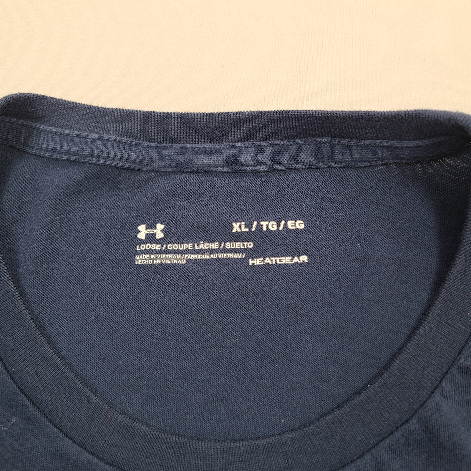 Under Armour Shirt Mens Extra Large Blue HeatGear Compression Athletic Performan gallery