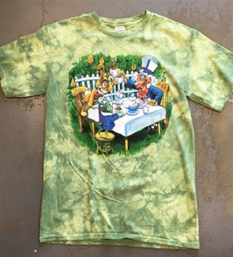 Alice in Wonderland Tea Party tie dye shirt - Alice in Wonderland - all sizes gallery