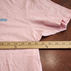 Columbia PFG Double Sided Graphic Pink Crew Neck T Shirt Sz XL Fish Marlin Gear