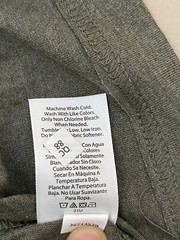 Men’s Athletic Works Long Sleeve Shirts Crew Neck Size-M Stretch Green Tee New
