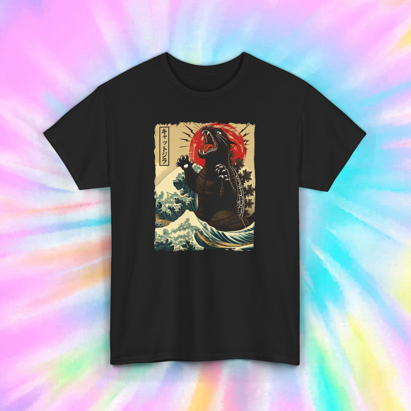Japanese Art Godzilla T-Shirt | Retro Monster Graphic Tee S-5XL gallery