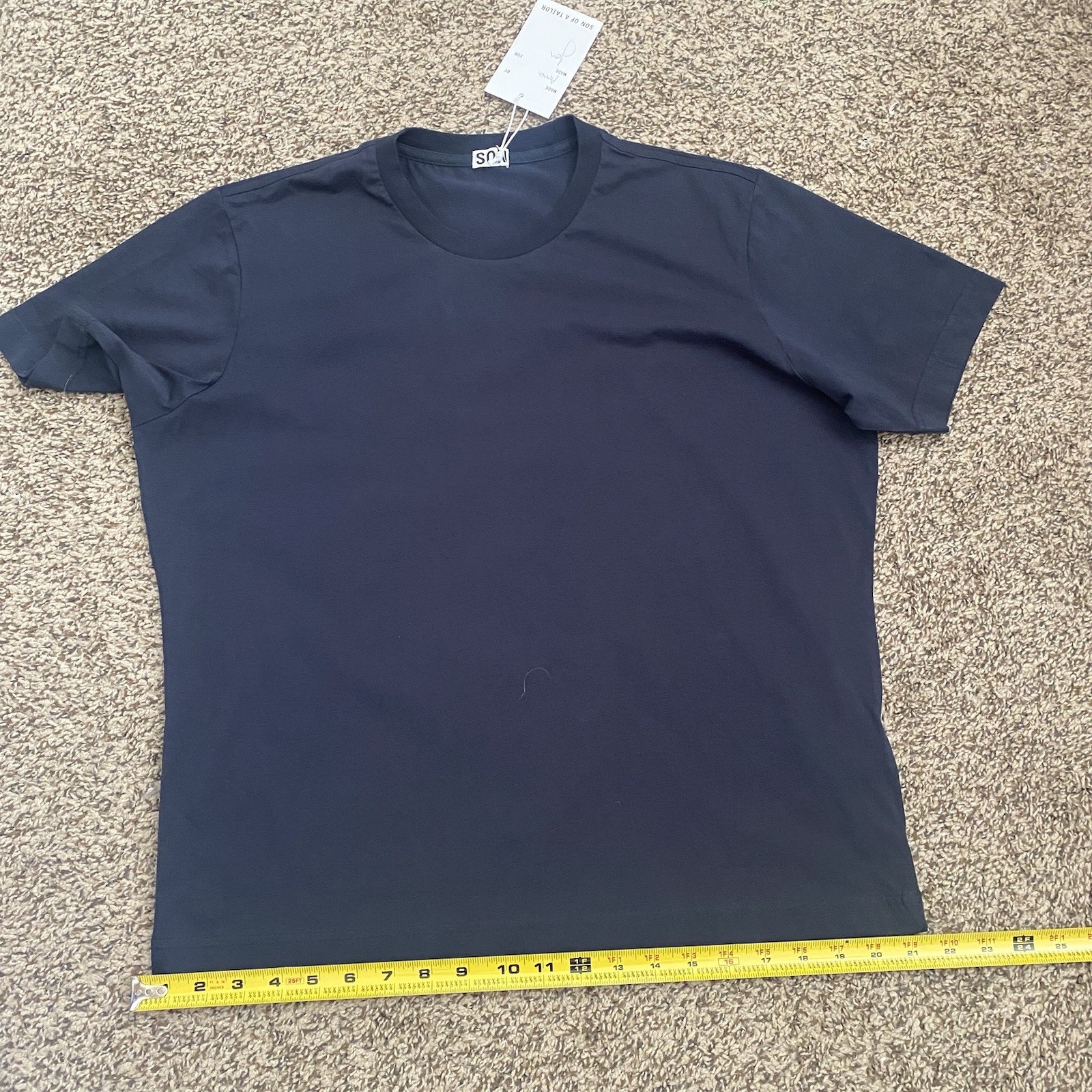 Son of a Tailor T Shirt Mens M/L Blue Short Sleeve Casual Crew See Measurements gallery