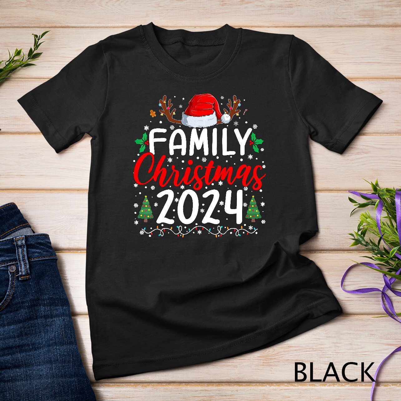 Family Christmas 2024 Matching Family Christmas Xmas Squad Unisex T-shirt gallery