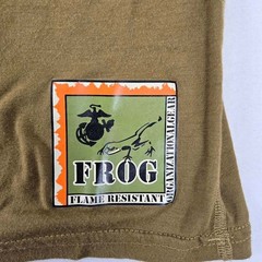 USMC FROG Flame Resistant Long Sleeve Shirt Brown XL Base Layer Peckham XGO U.S.