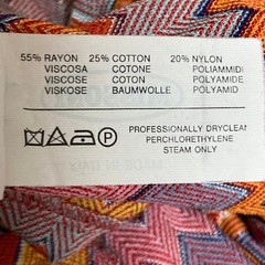 MISSONI Chevron Oversized Short-Sleeve Knit Top, Size 50, Multicolor mens USED