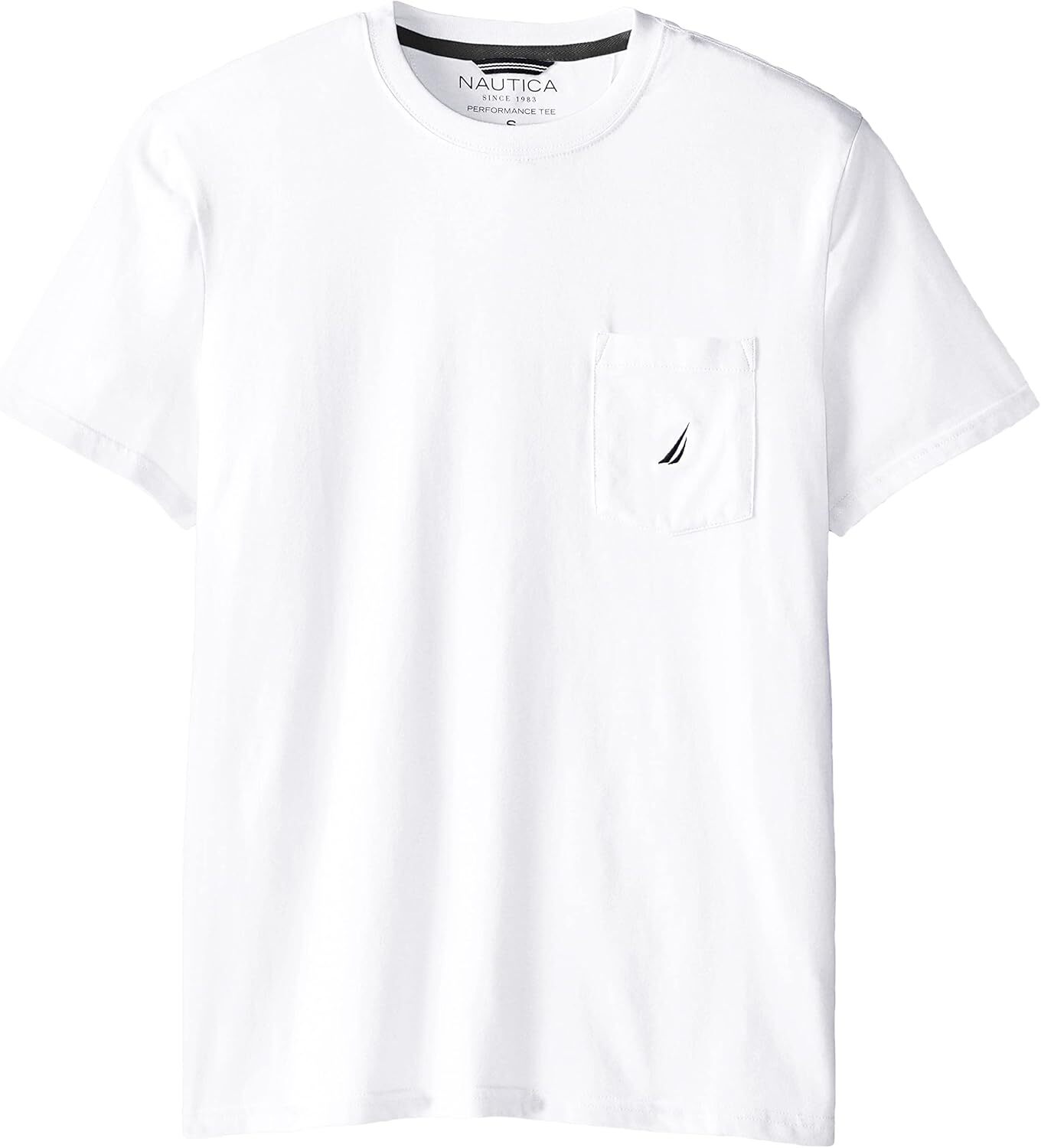 Men's Pocket T-Shirt Casual Crew Neck Short Sleeve Solid Tee True to Size Fit gallery