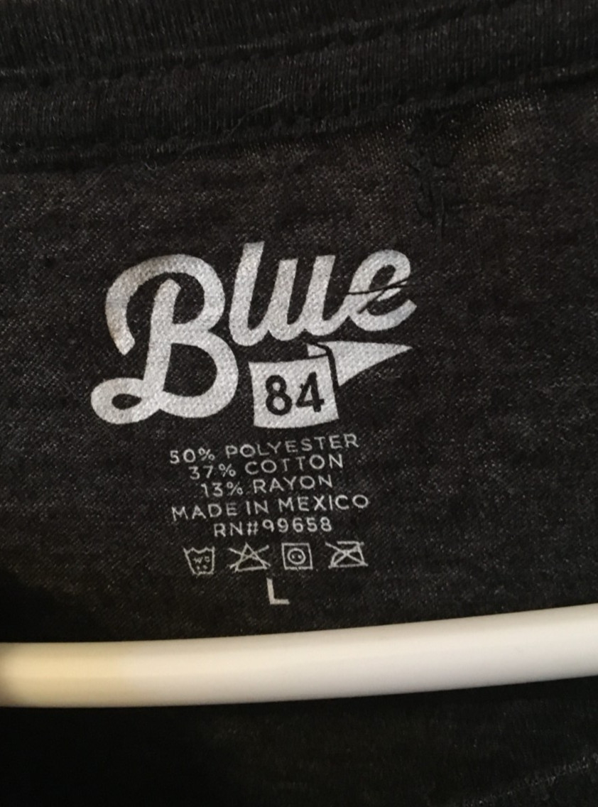 GORGEOUS BLUE 84 LSU TIGERS 2019 NATIONAL CHAMPIONS VERY DARK GRAY SHIRT LARGE gallery