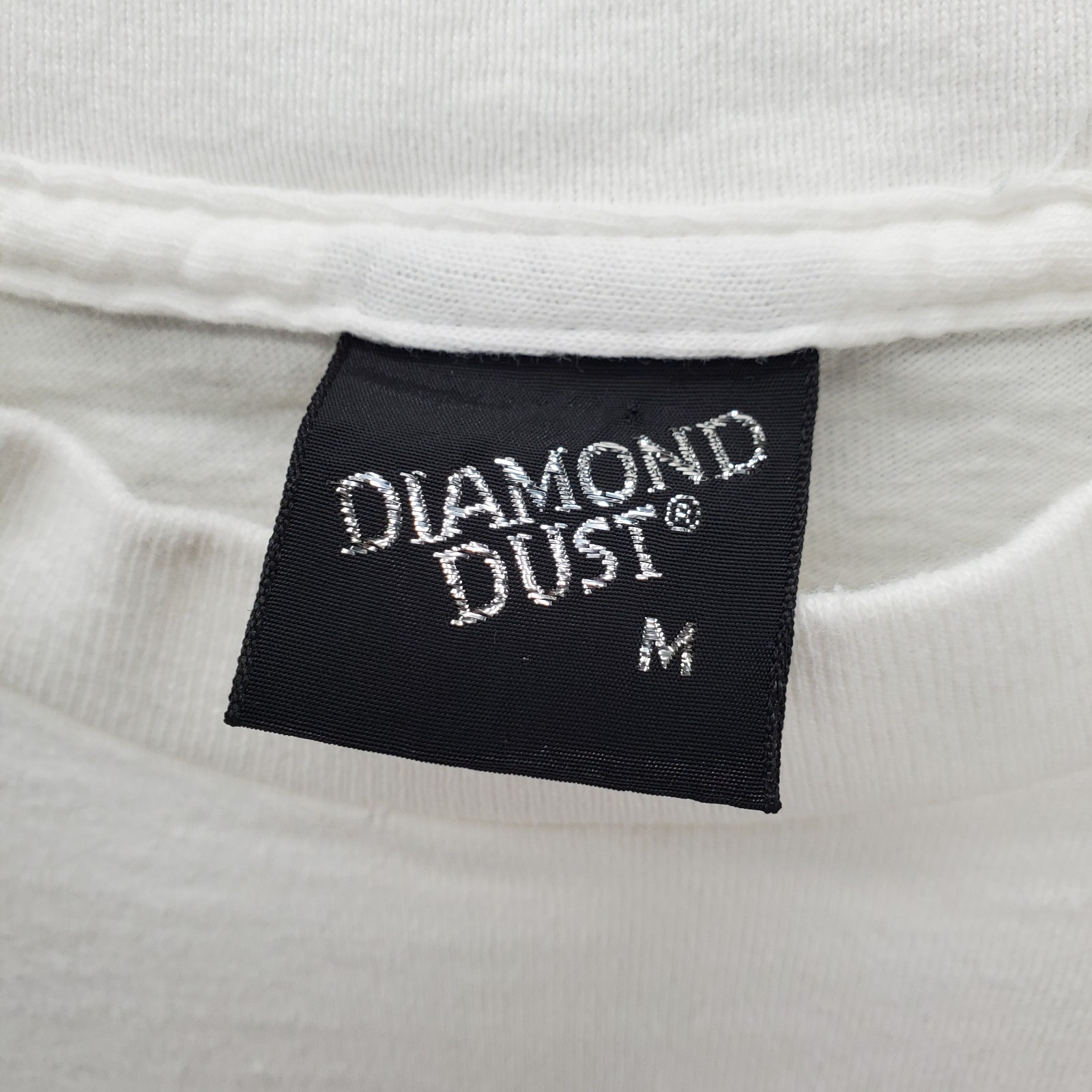 Vintage Diamond Dust Angel Fish T Shirt Medium Glitter White Single Stitch gallery
