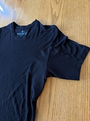 Thompson Tee Sweat Proof Slim Fit Crew Neck T-Shirt Men’s Medium Black