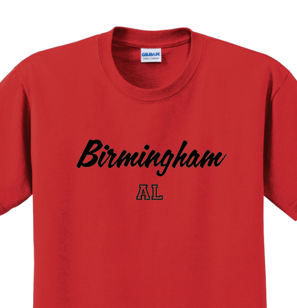 Birmingham, Alabama State T-Shirt Short Sleeve Graphic Tee Unisex apparel gallery