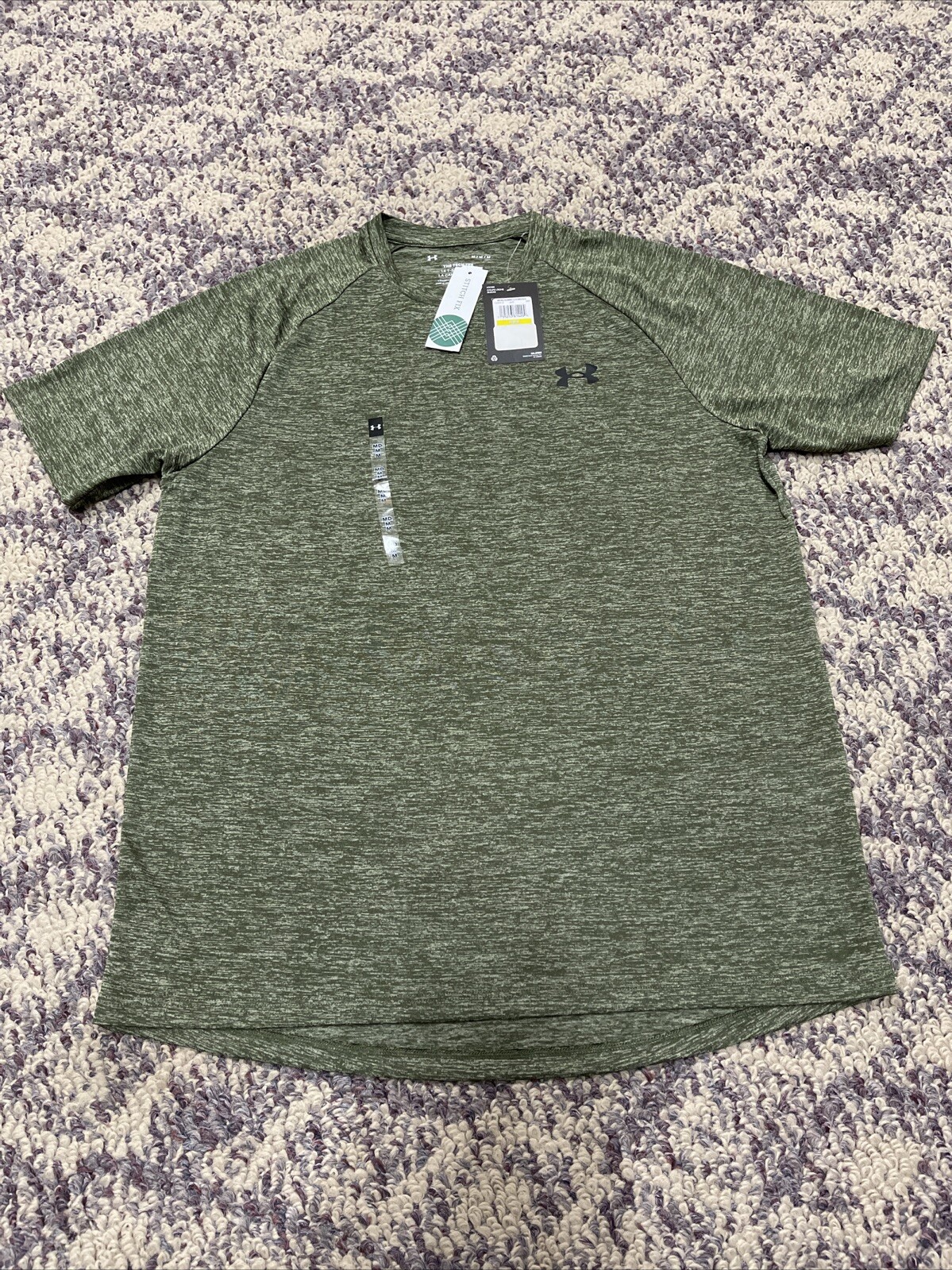 Under Armour 1326413 Mens Tech 2.0 Short Sleeve Tee Size M - Dark Green gallery