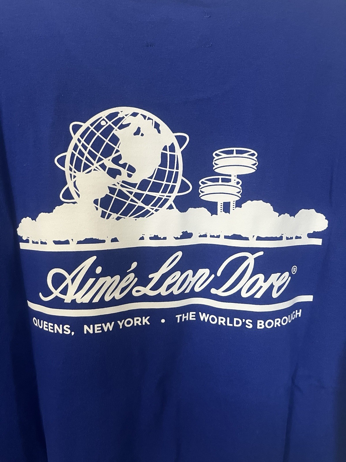 Aime Leon Dore ALD Unisphere Tee T-shirt Short Sleeve Blue Bluing Size M Medium gallery