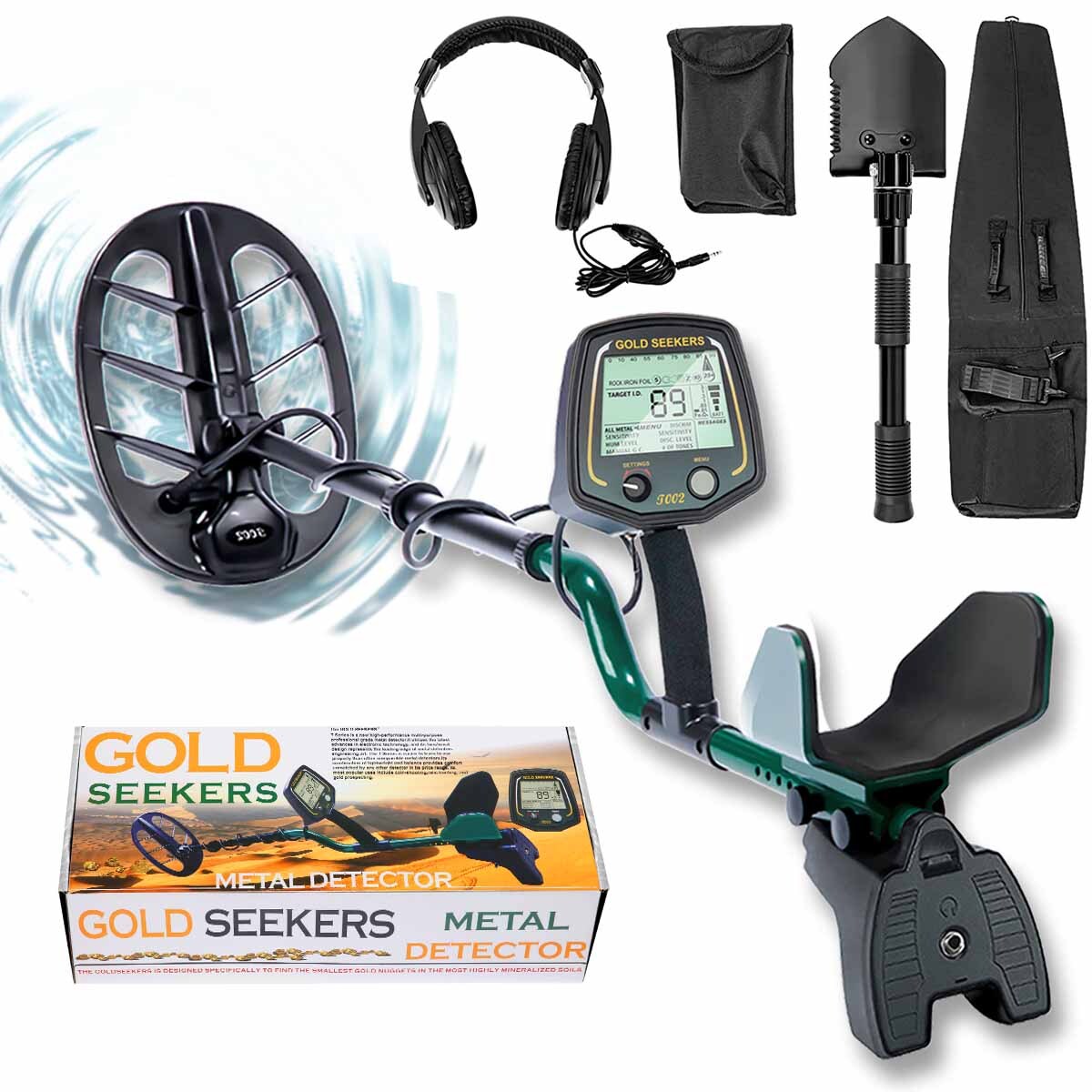 T2 Classic Metal Detector with Waterproof 11″ Coil and 5 Year Lifetime Free Ship