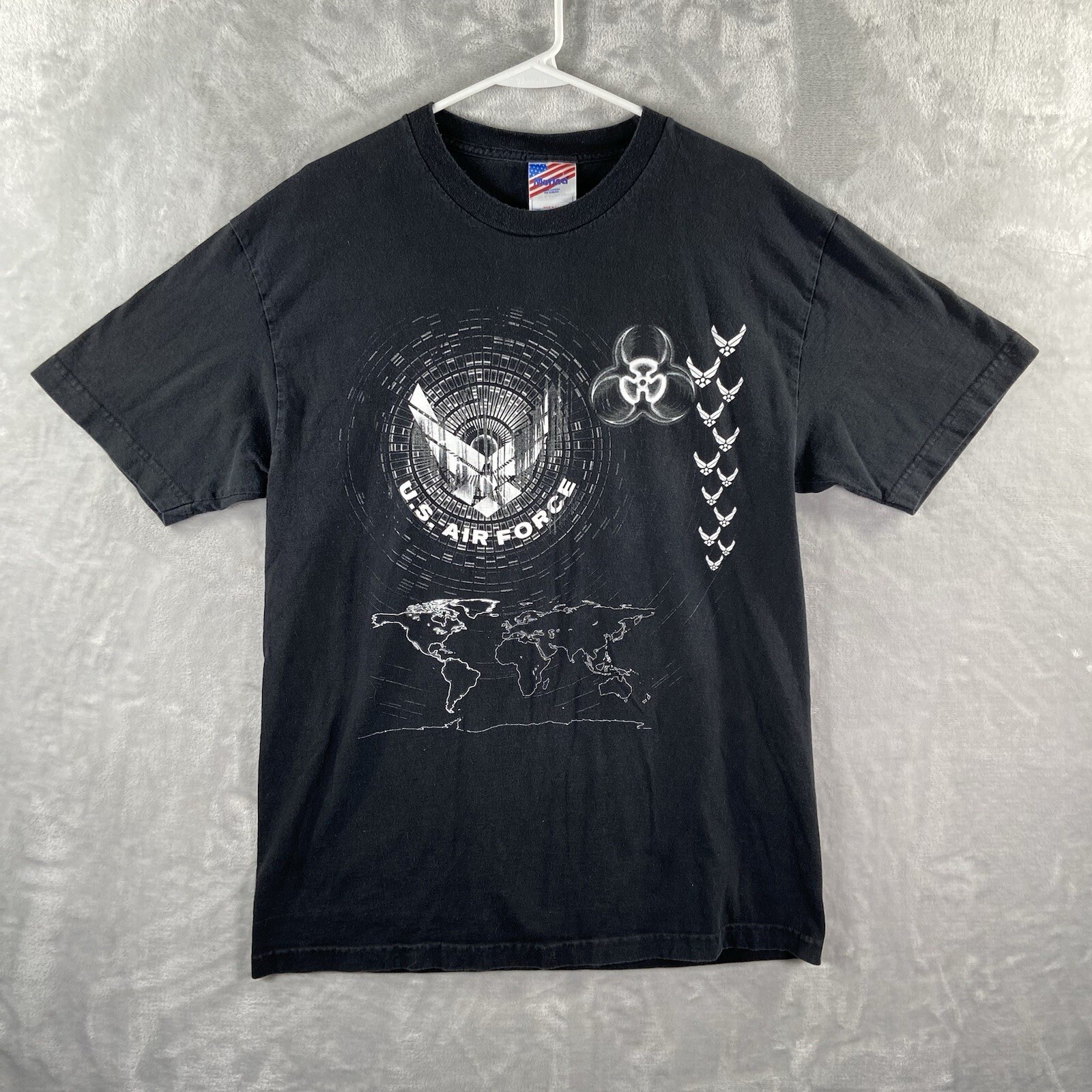 Vintage Murina T-Shirt men's Large Graphic USAF United States Air Force Cotton gallery
