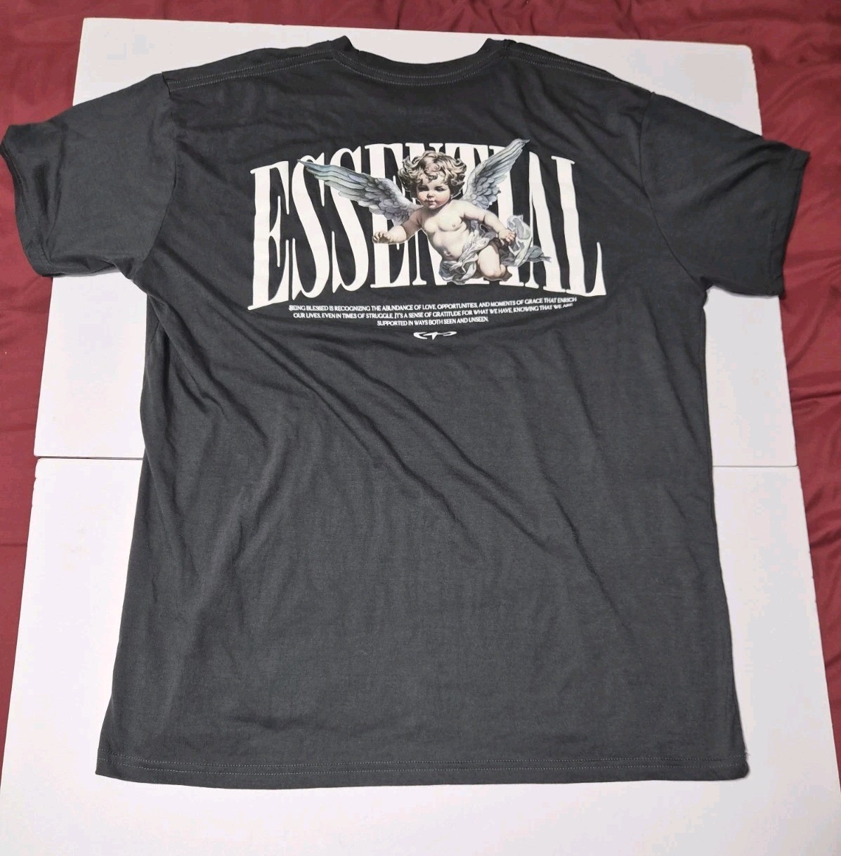 GSTR Essential Dark Gray Graphic T-Shirt