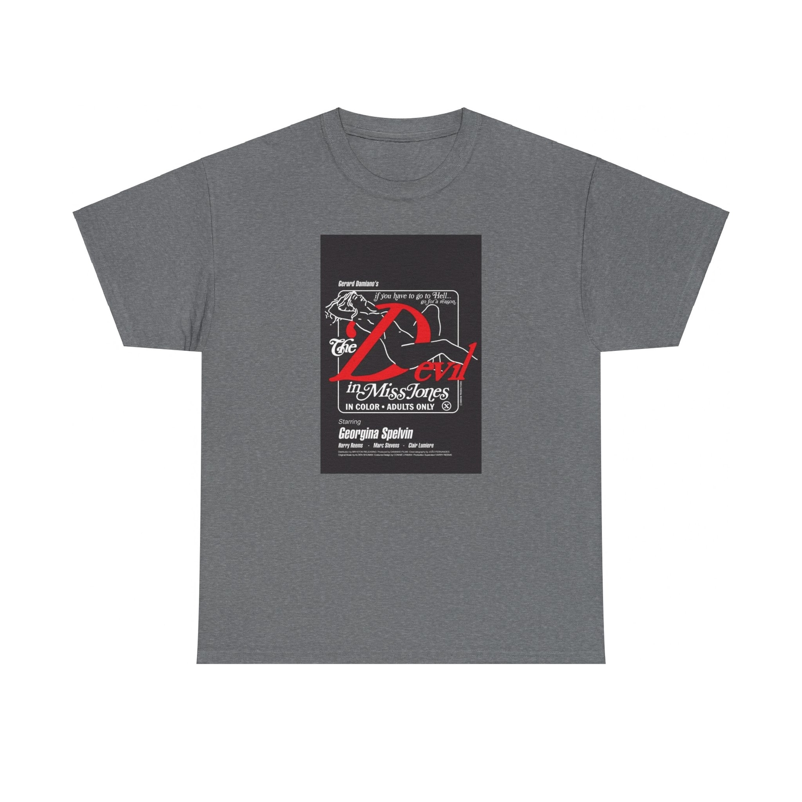 Golden Age of Porn The Devil in Miss Jones Gildan Unisex 100% Cotton T-Shirt