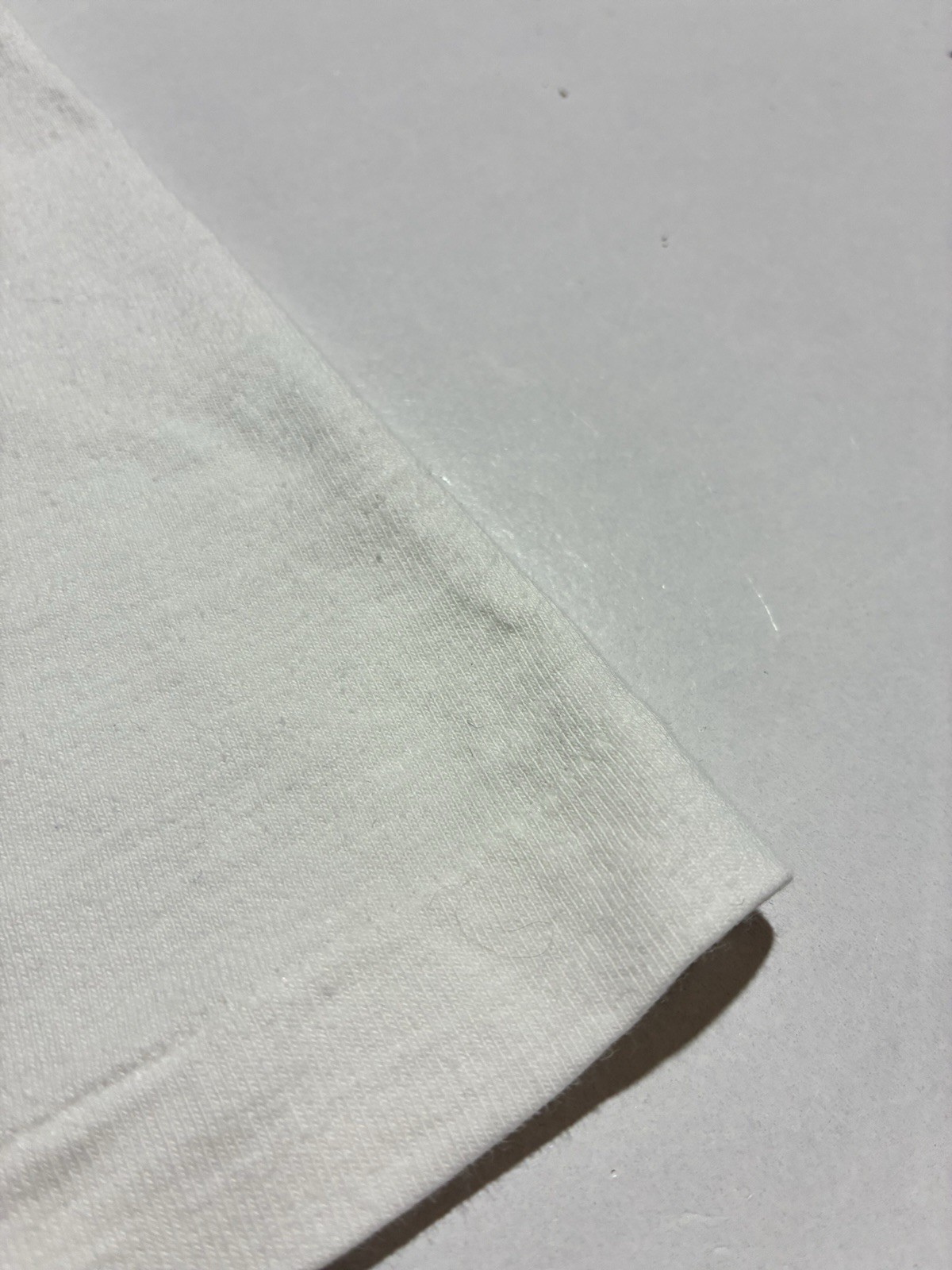 Vintage 1960s White Blank T Shirt JCPenney Single Stitch Medium Tall gallery