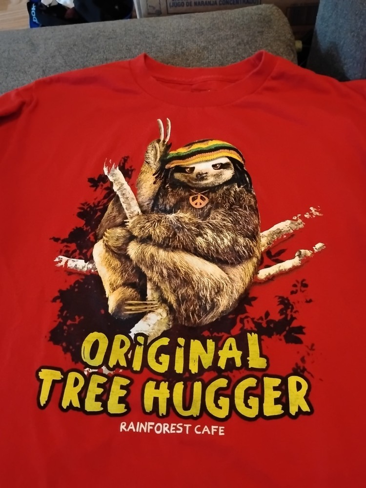 Rainforest Cafe Shirt Large Original Tree Hugger