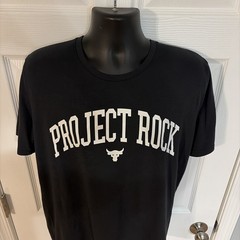 Under Armour Dwayne Johnson Rock Short Sleeve T-Shirt Athletic Training XL Black