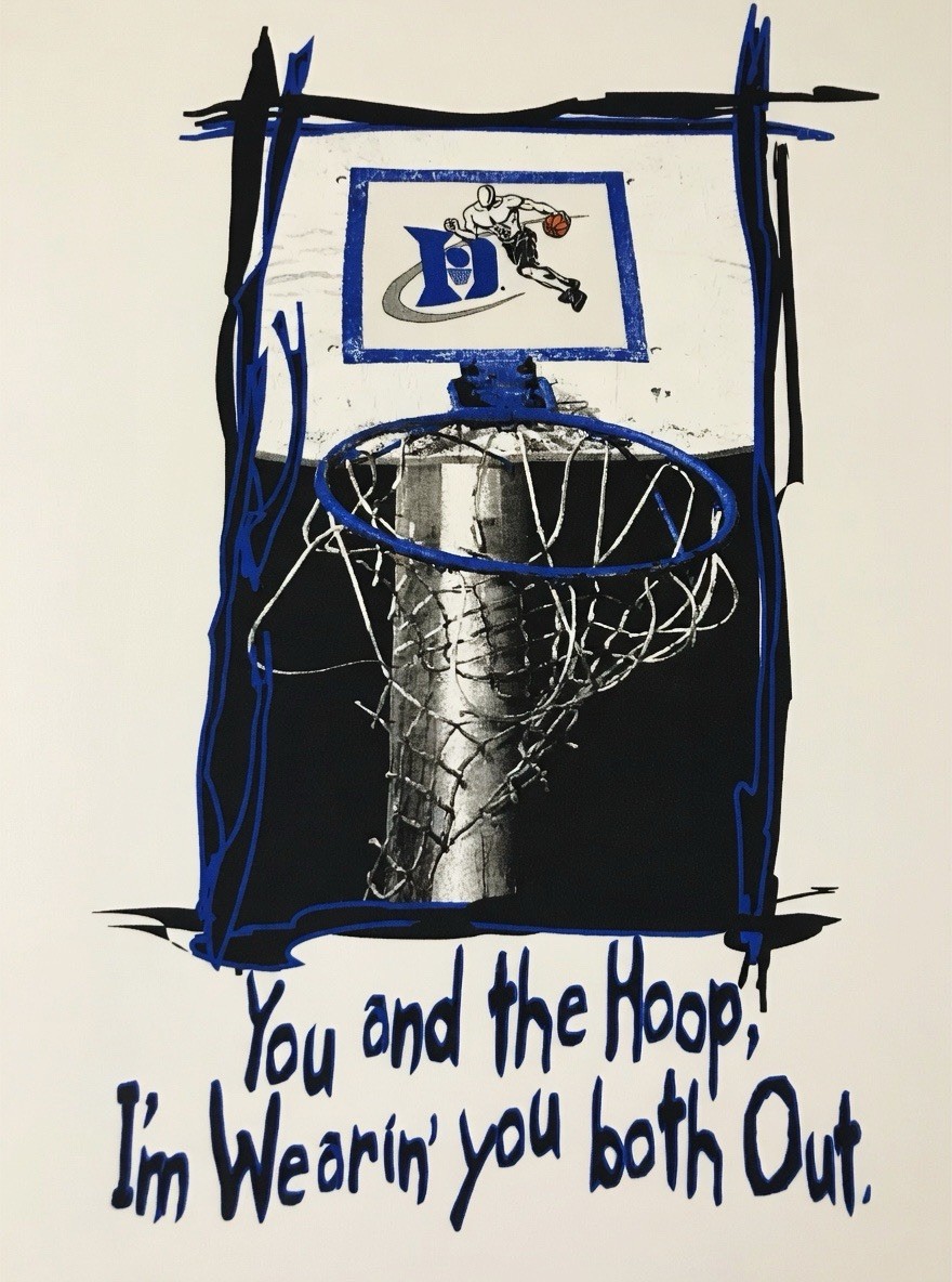 Vintage Duke University Blue Devils Rare And 1 Large T-Shirt Basketball VTG Tee gallery