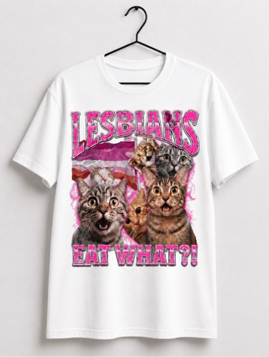 Lesbian Cat Lover T Shirt Funny LGBTQ Pride Graphic Tee Cute Kitty Gift Unisex gallery