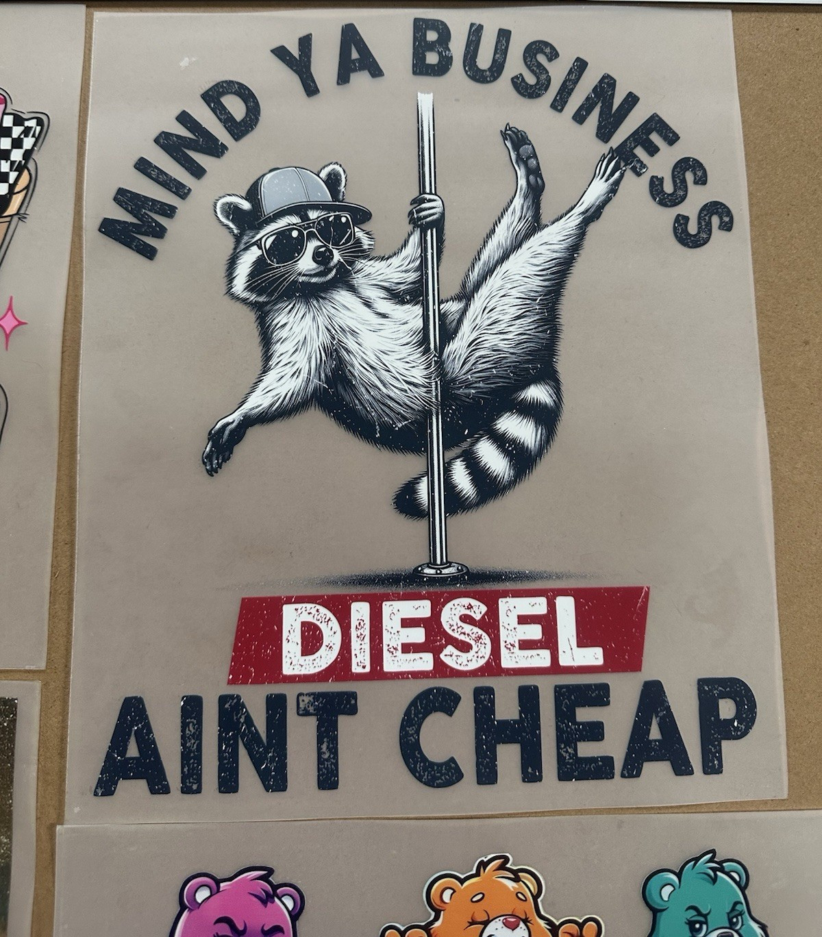 Raccoon Humor T-shirt gallery
