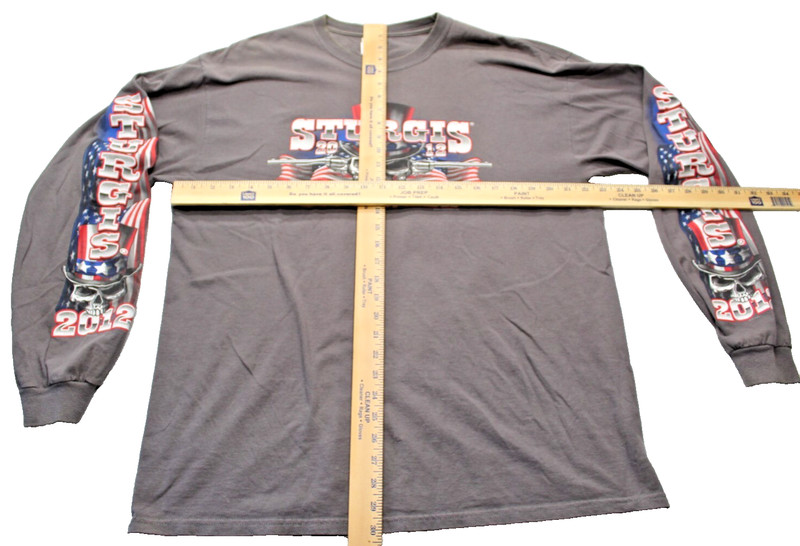 Sturgis 2012 Bike Week Long Sleeve Pullover Shirt Men's XL gallery