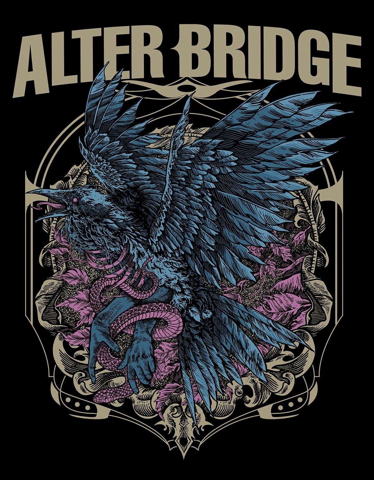Rare Alter Bridge Cotton T-Shirt Unisex Short Sleeve All Size TD235